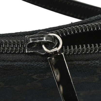 Gucci Black Canvas GG Handbag