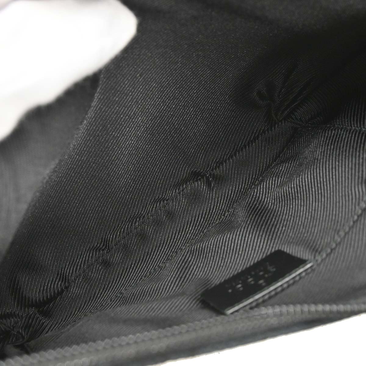Gucci Black Canvas GG Handbag
