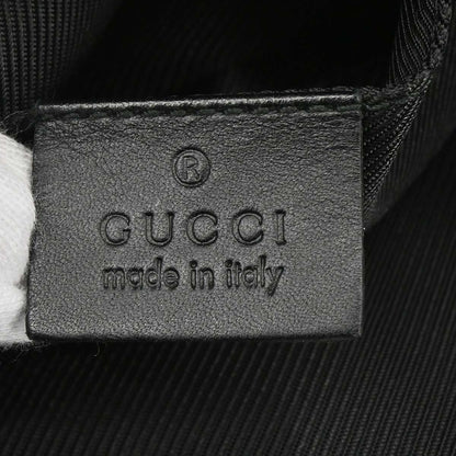 Gucci Black Canvas GG Handbag
