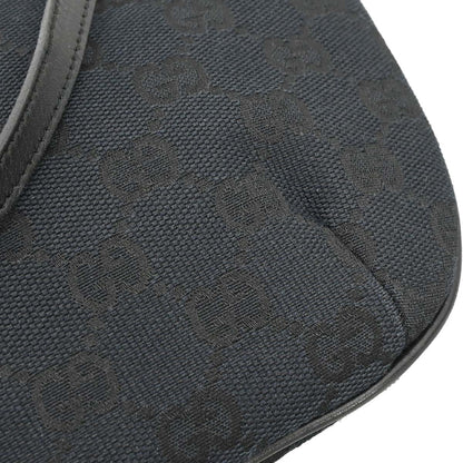 Gucci Black Canvas GG Handbag