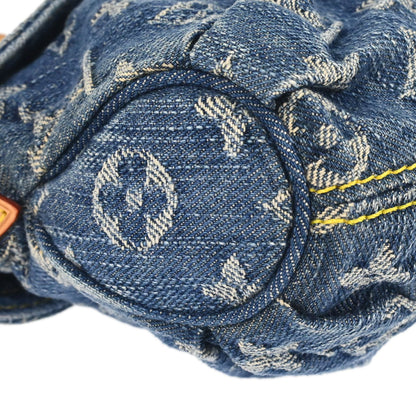 Louis Vuitton Blue Monogram Denim Mini Pleaty Handbag M95050