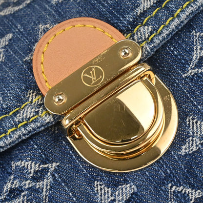 Louis Vuitton Blue Monogram Denim Mini Pleaty Handbag M95050