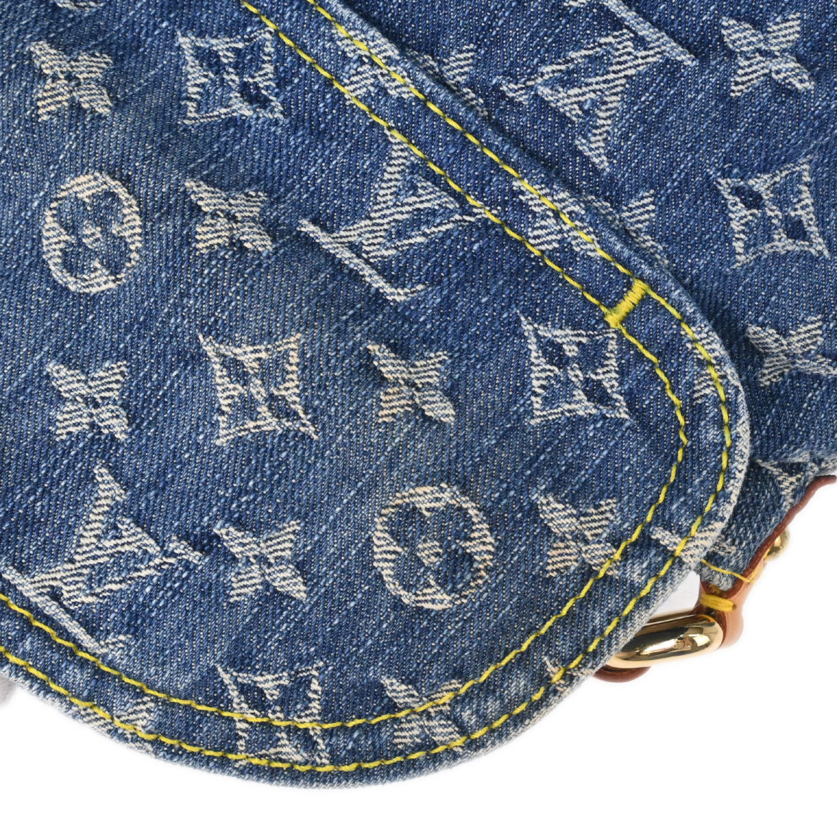 Louis Vuitton Blue Monogram Denim Mini Pleaty Handbag M95050