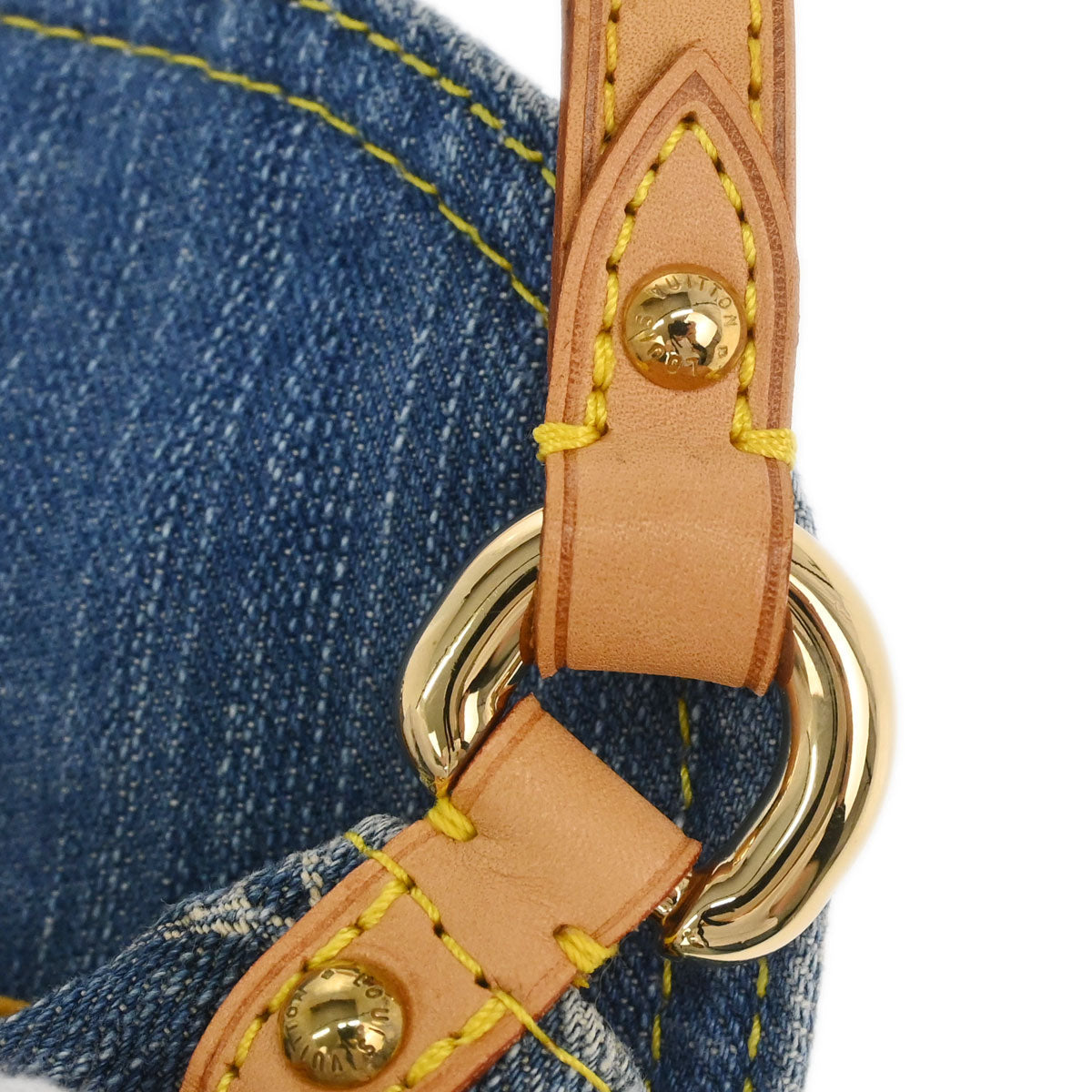 Louis Vuitton Blue Monogram Denim Mini Pleaty Handbag M95050