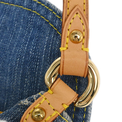 Louis Vuitton Blue Monogram Denim Mini Pleaty Handbag M95050