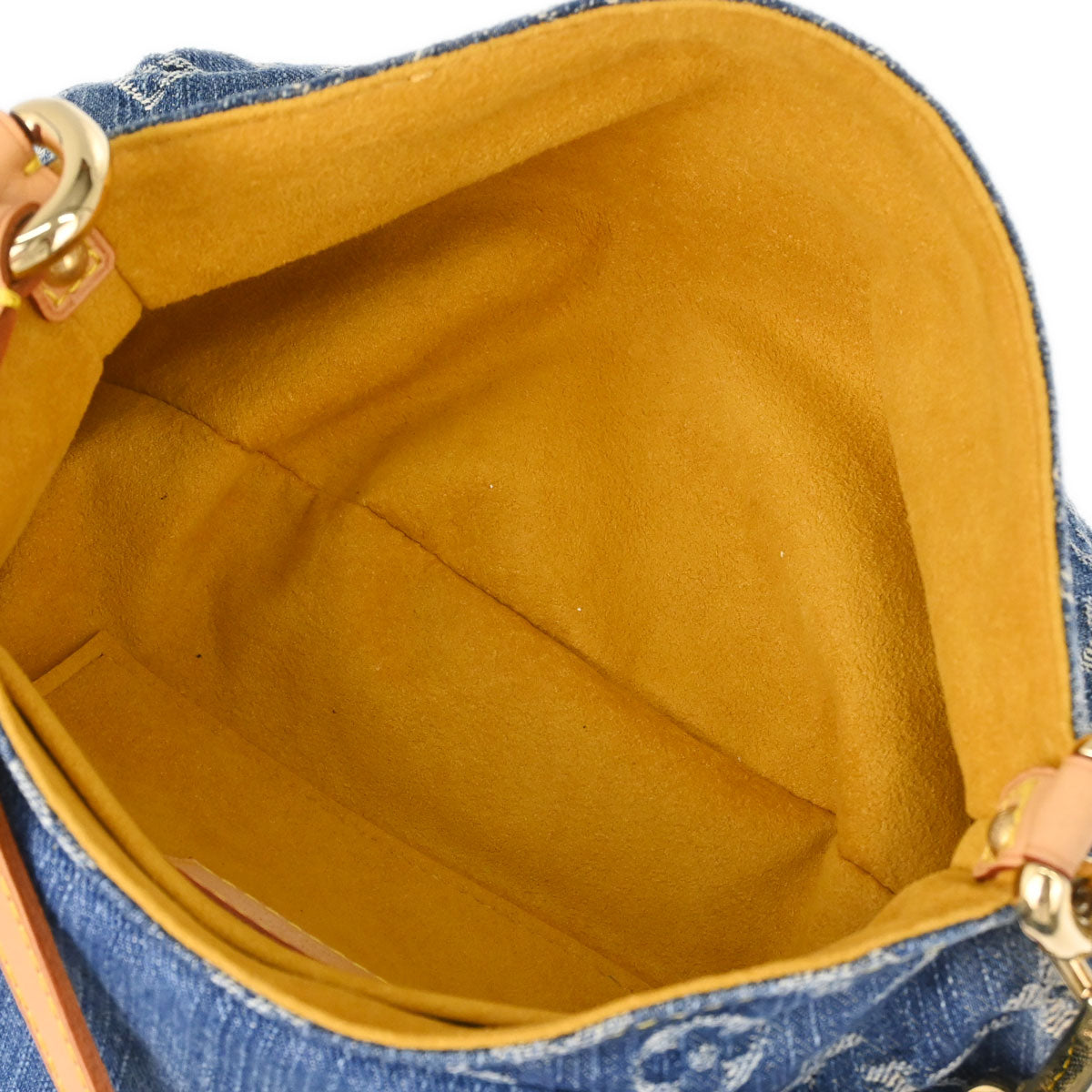 Louis Vuitton Blue Monogram Denim Mini Pleaty Handbag M95050