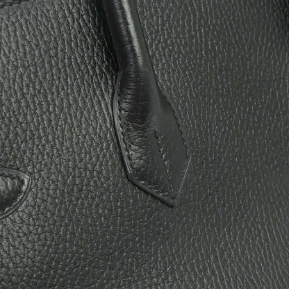 Hermes Black Ardennes Birkin 35 Handbag