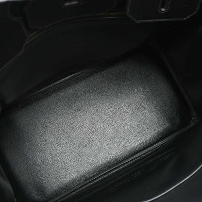 Hermes Black Ardennes Birkin 35 Handbag