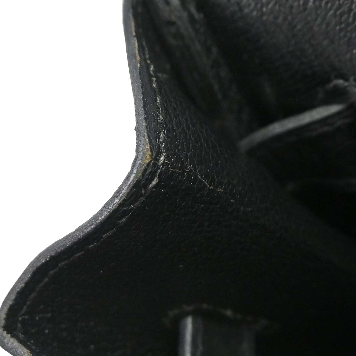 Hermes Black Ardennes Birkin 35 Handbag