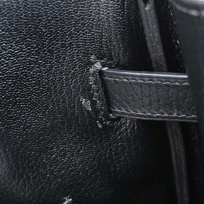 Hermes Black Ardennes Birkin 35 Handbag