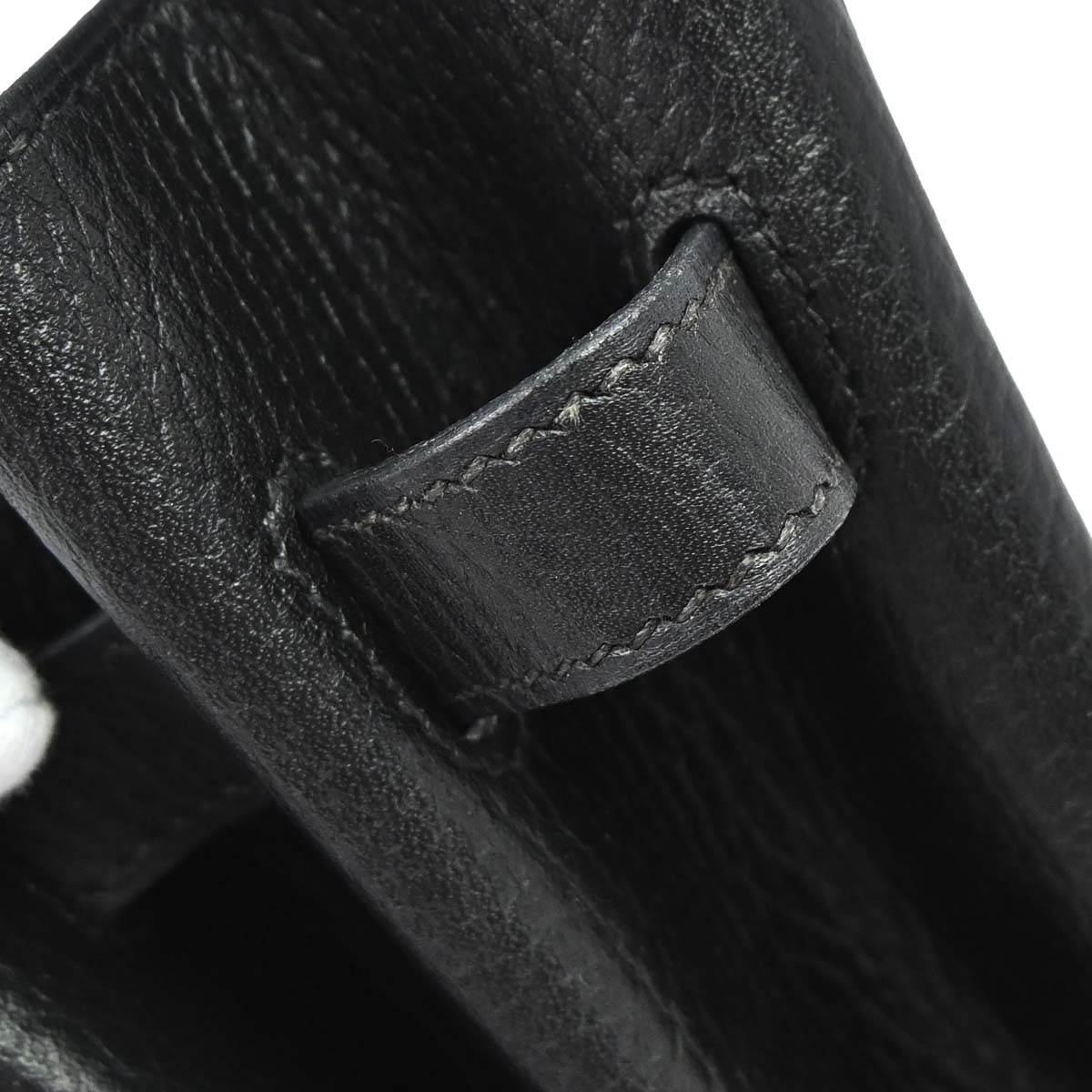 Hermes Black Ardennes Birkin 35 Handbag