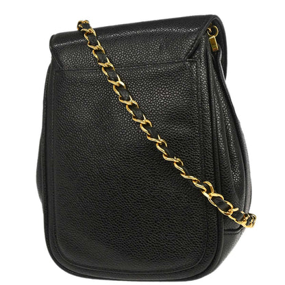 Chanel Black Caviar Skin Shoulder Bag