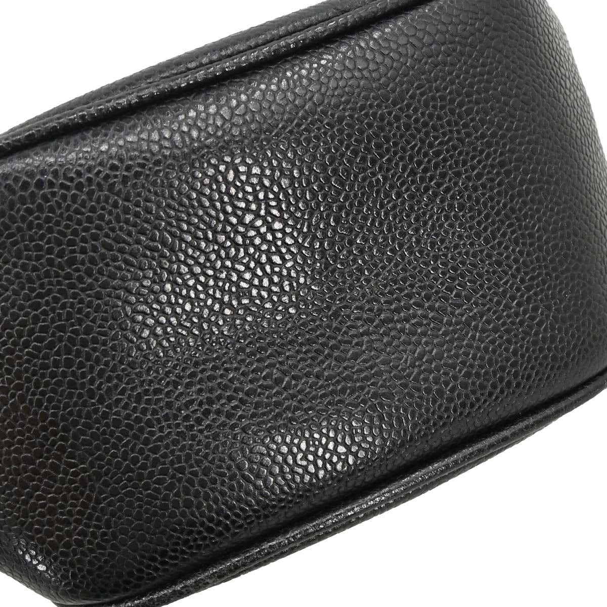 Chanel Black Caviar Skin Shoulder Bag