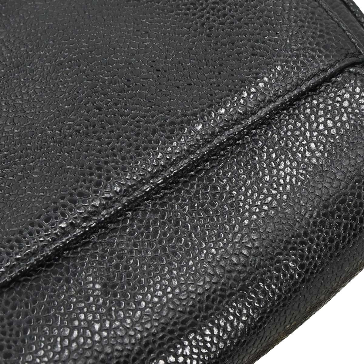 Chanel Black Caviar Skin Shoulder Bag