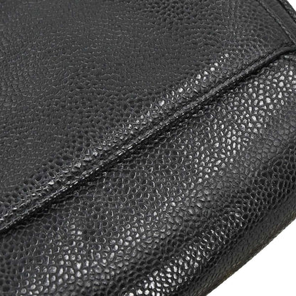 Chanel Black Caviar Skin Shoulder Bag