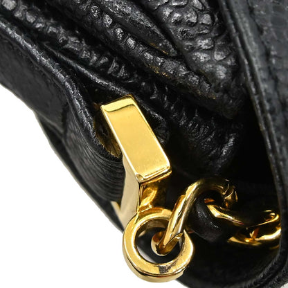 Chanel Black Caviar Skin Shoulder Bag