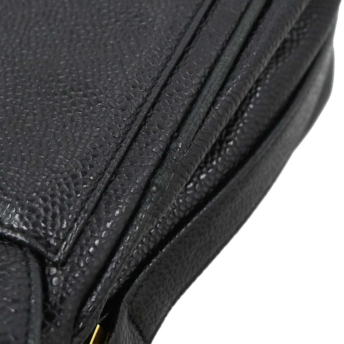 Chanel Black Caviar Skin Shoulder Bag