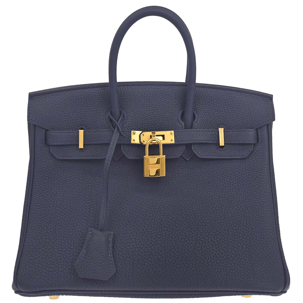 Hermes Blue Nuit Togo Birkin 25 Handbag