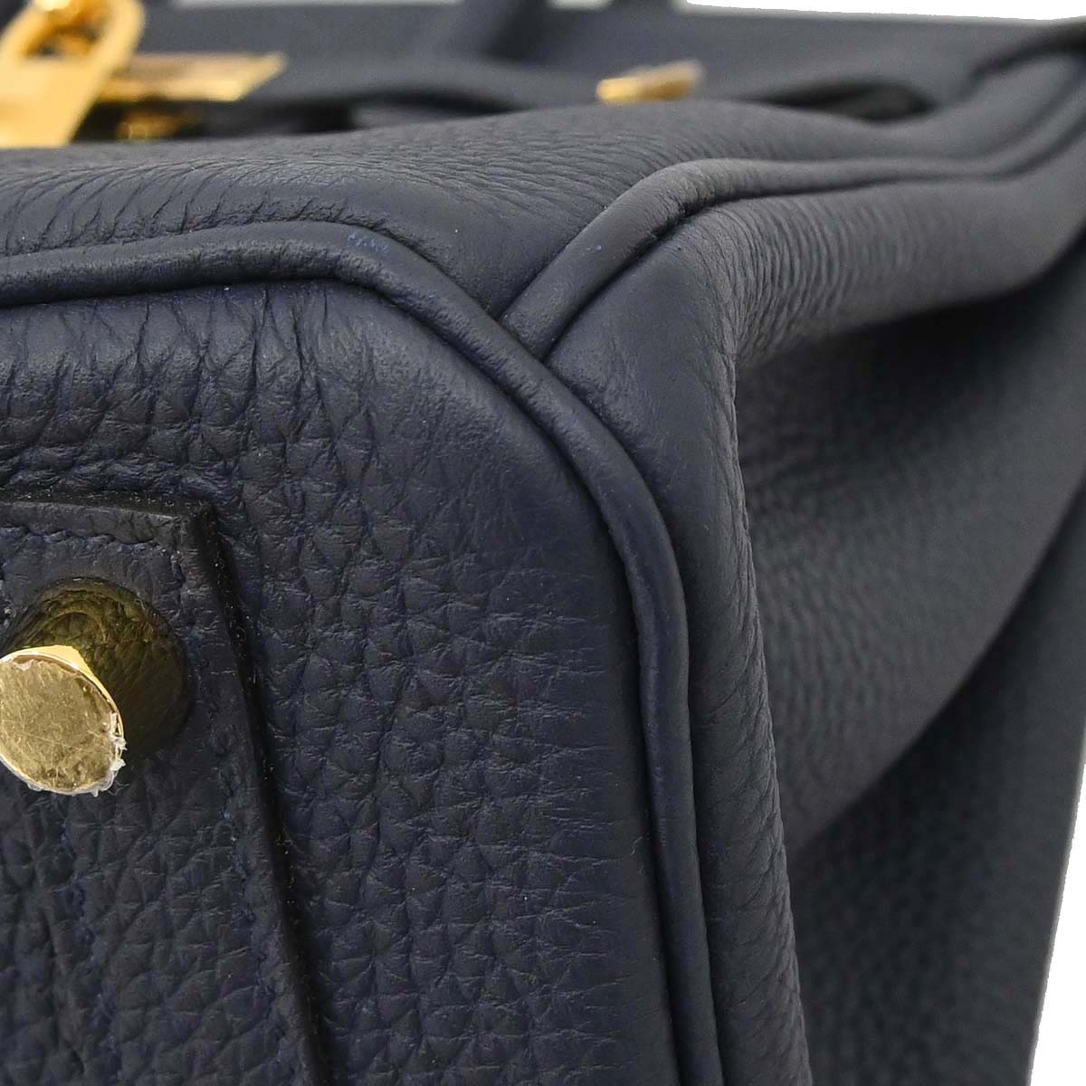 Hermes Blue Nuit Togo Birkin 25 Handbag