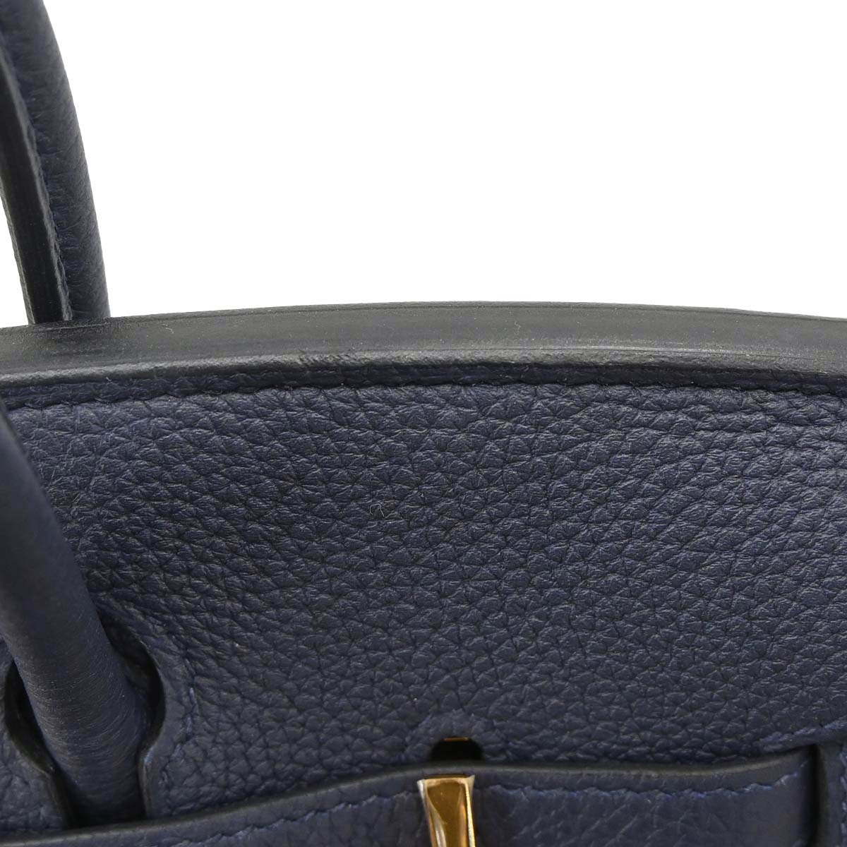 Hermes Blue Nuit Togo Birkin 25 Handbag