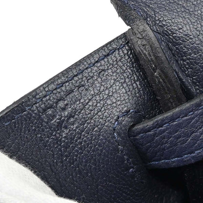 Hermes Blue Nuit Togo Birkin 25 Handbag