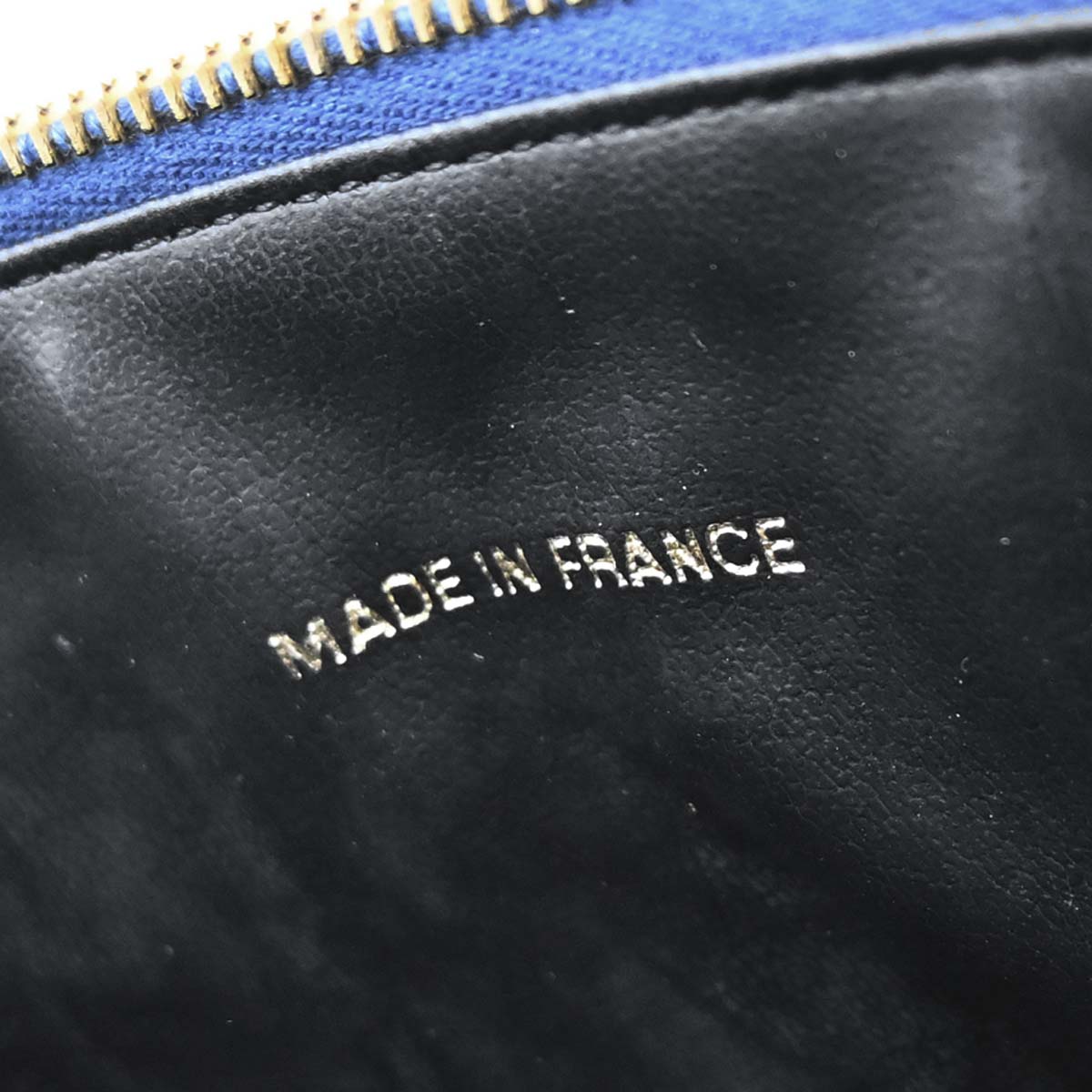 Chanel Blue Denim Timeless Vanity Handbag