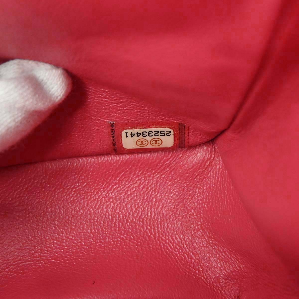 Chanel Red Caviar Skin Medium Classic Double Flap Shoulder Bag