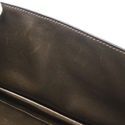 Hermes * Brown Caiman Faco Elan Clutch Bag