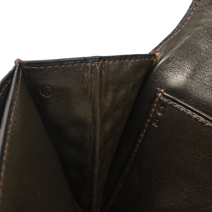 Hermes * Brown Caiman Faco Elan Clutch Bag