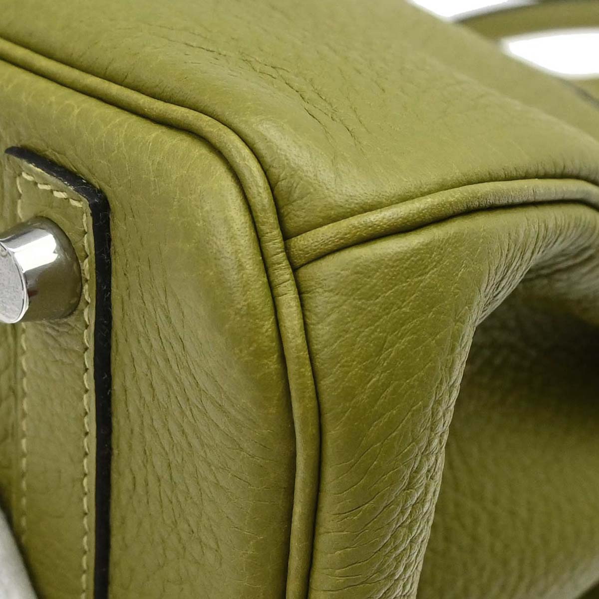 Hermes Anis Green Taurillon Clemence Birkin 30 Handbag