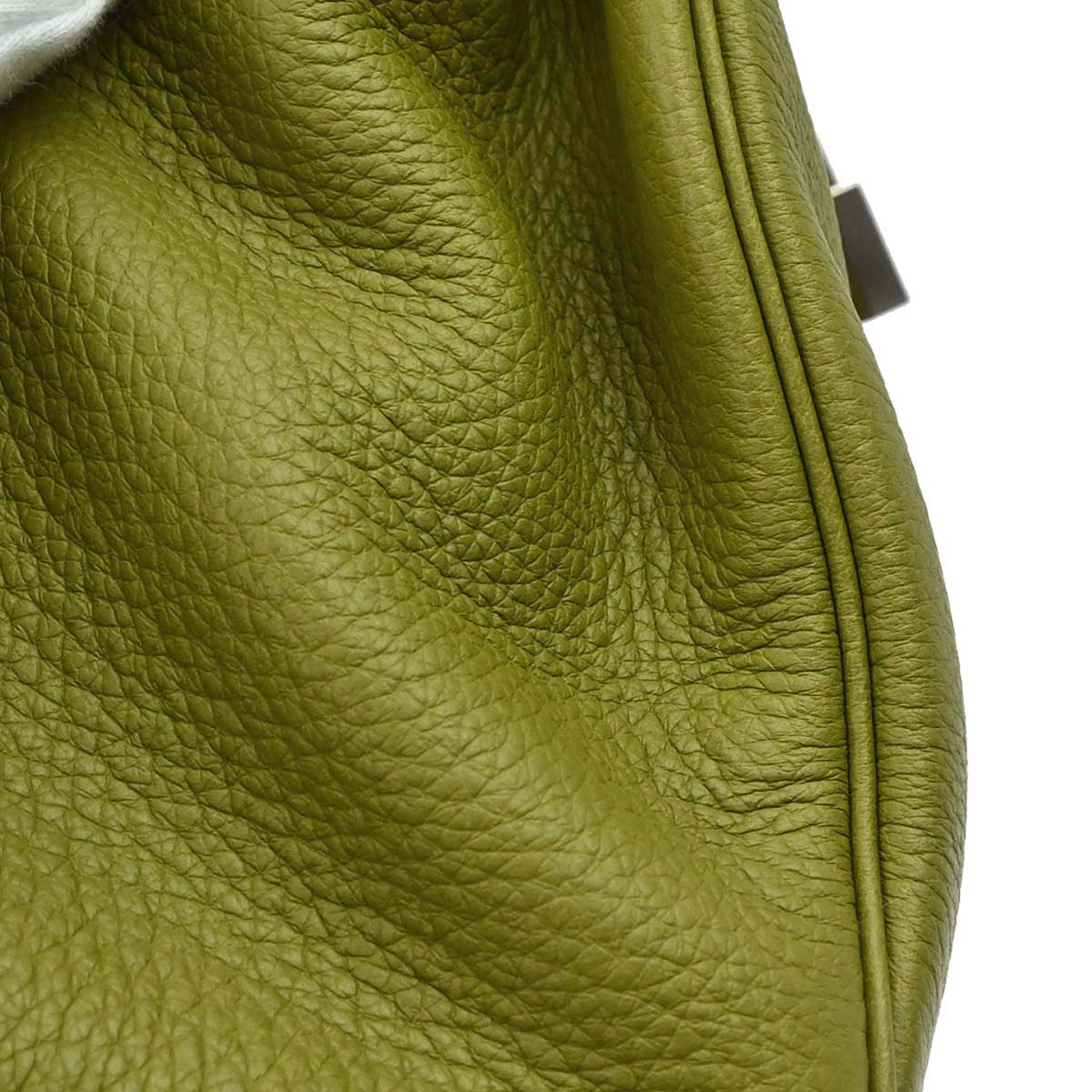 Hermes Anis Green Taurillon Clemence Birkin 30 Handbag