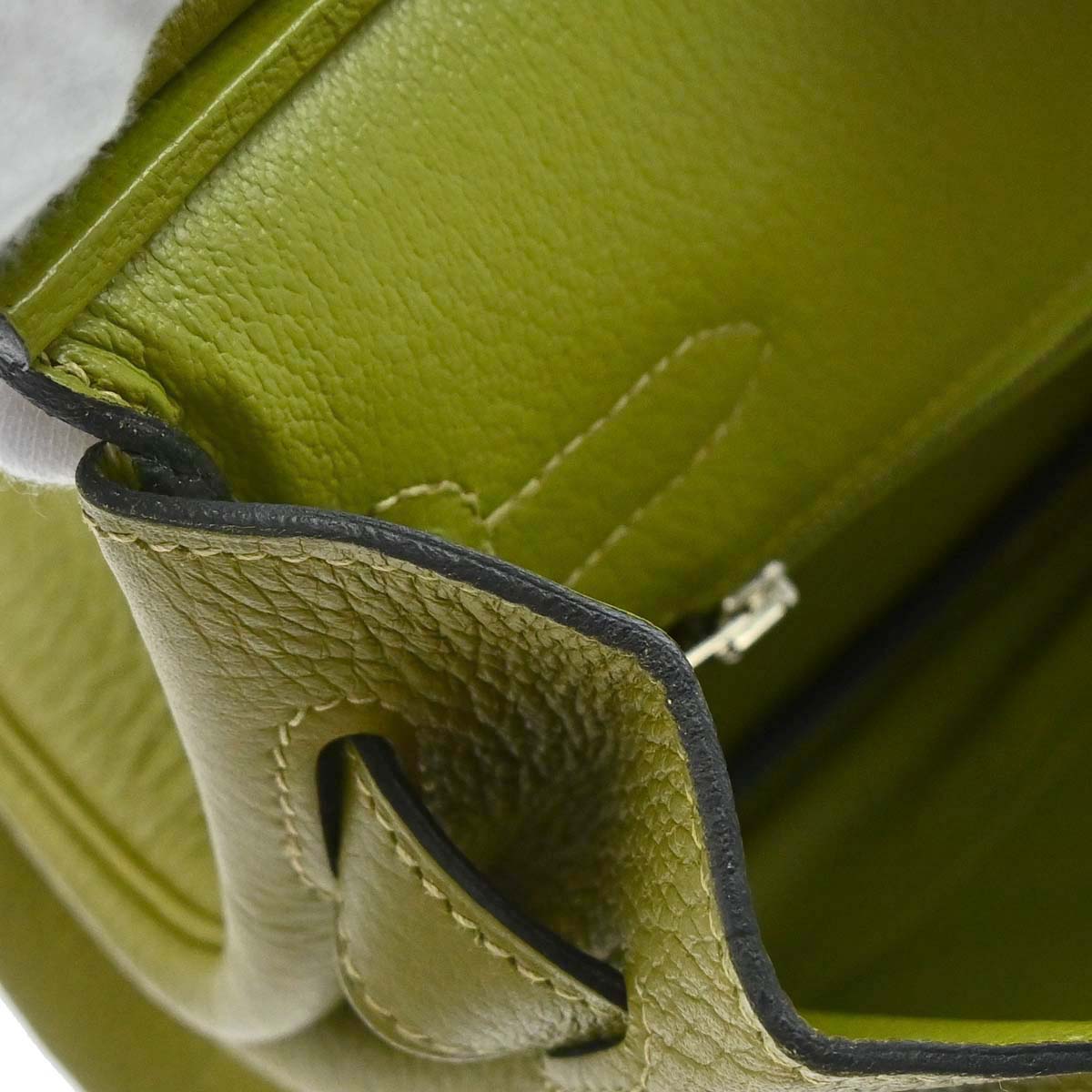 Hermes Anis Green Taurillon Clemence Birkin 30 Handbag
