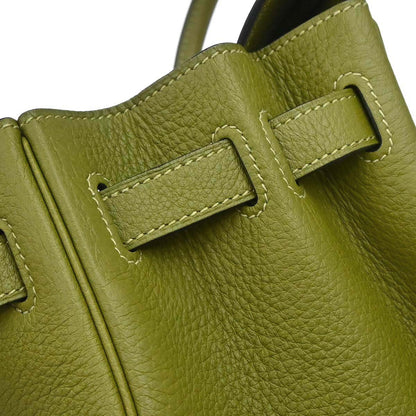 Hermes Anis Green Taurillon Clemence Birkin 30 Handbag