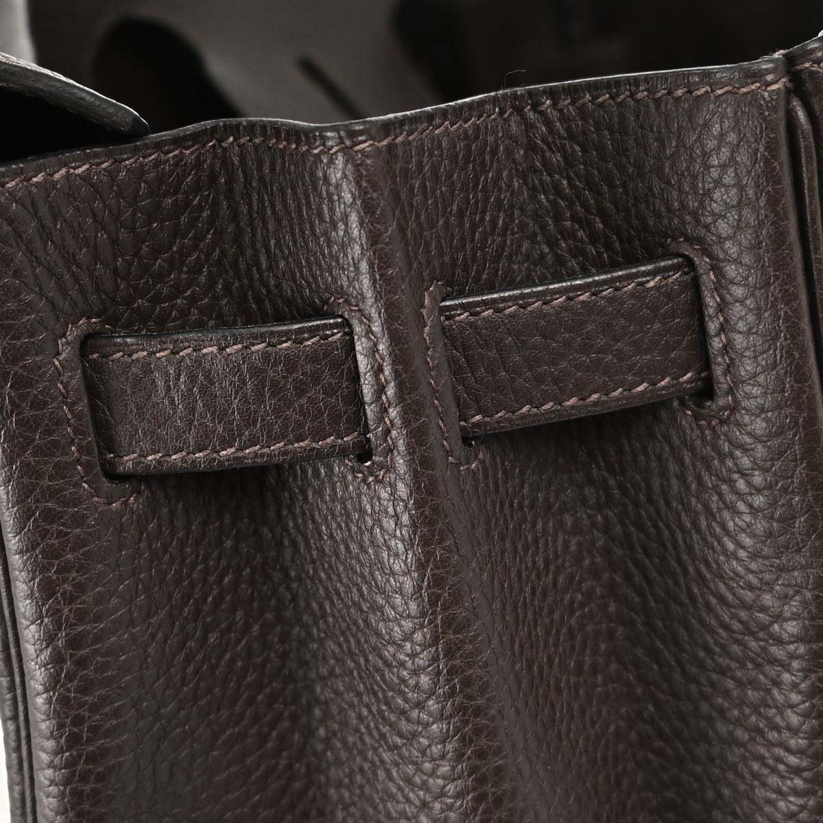 Hermes Chocolat Taurillon Clemence Birkin 30 Handbag