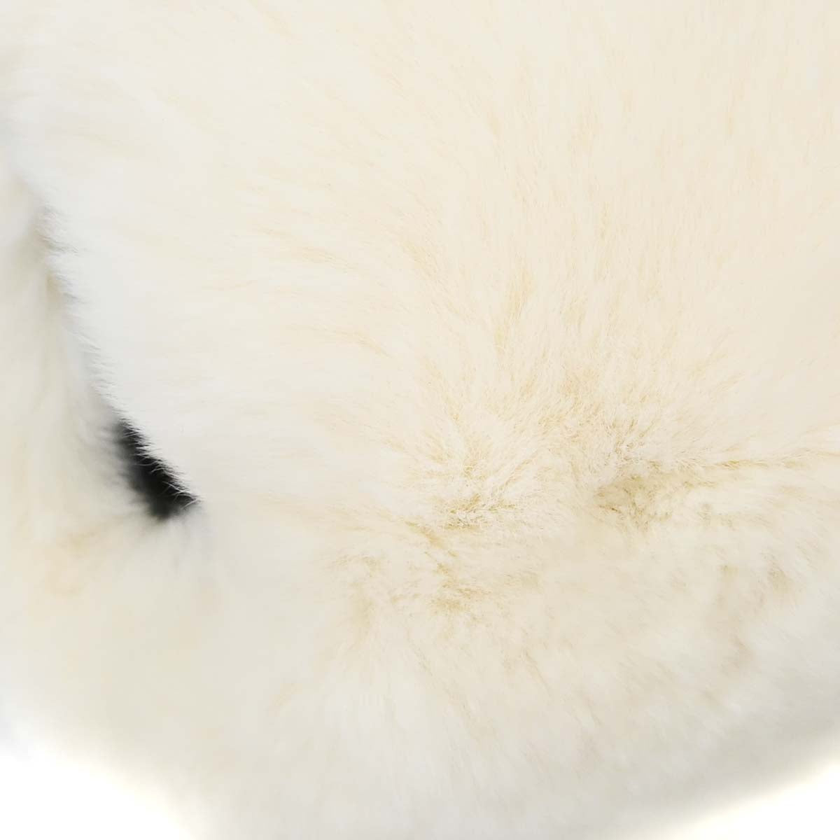 Chanel Ivory Lapin Fur Hand Warmer Shoulder Bag