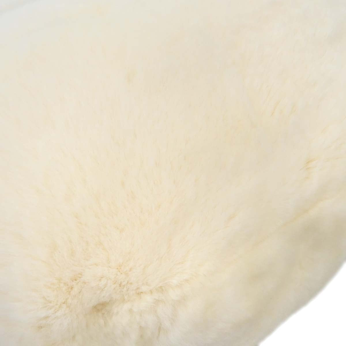 Chanel Ivory Lapin Fur Hand Warmer Shoulder Bag