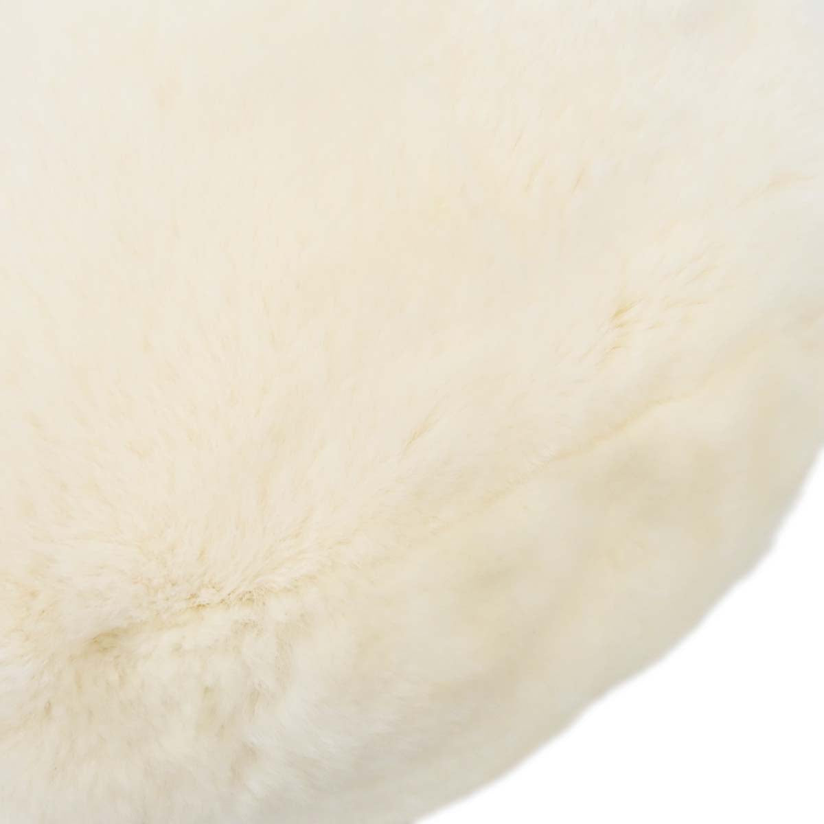 Chanel Ivory Lapin Fur Hand Warmer Shoulder Bag