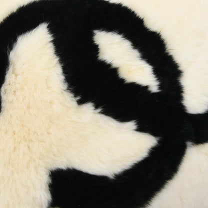 Chanel Ivory Lapin Fur Hand Warmer Shoulder Bag