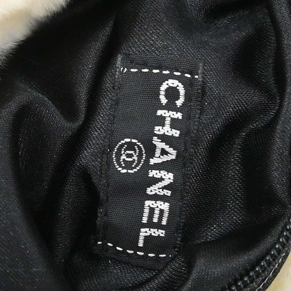 Chanel Ivory Lapin Fur Hand Warmer Shoulder Bag