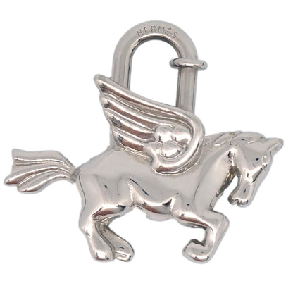 Hermes 1993 Le Cheval Pegasus Cadena Silver Small Good