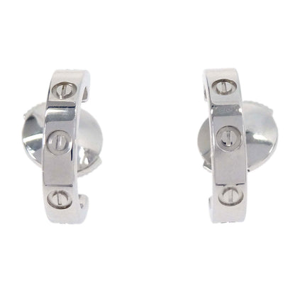 Cartier Pierced Earrings Love Au750 Jewelry