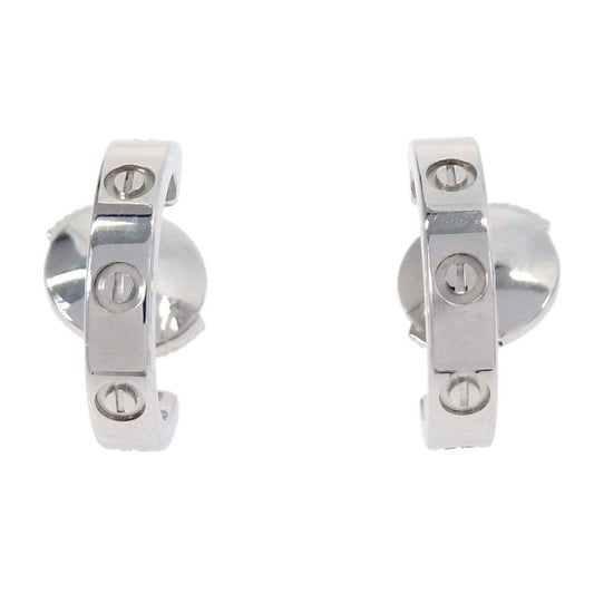 Cartier Pierced Earrings Love Au750 Jewelry