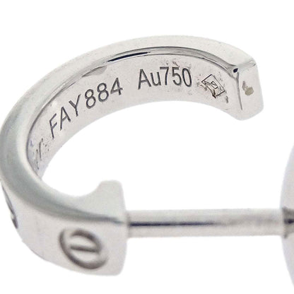 Cartier Pierced Earrings Love Au750 Jewelry