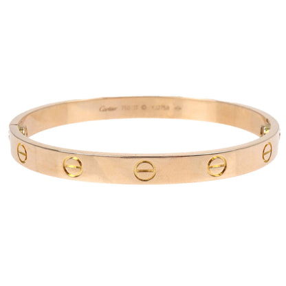 Cartier Love Bracelet Bangle 750 #17 Jewelry