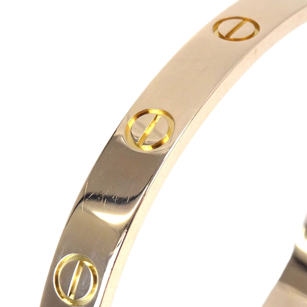 Cartier Love Bracelet Bangle 750 #17 Jewelry