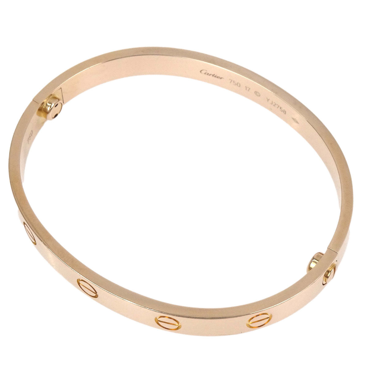 Cartier Love Bracelet Bangle 750 #17 Jewelry