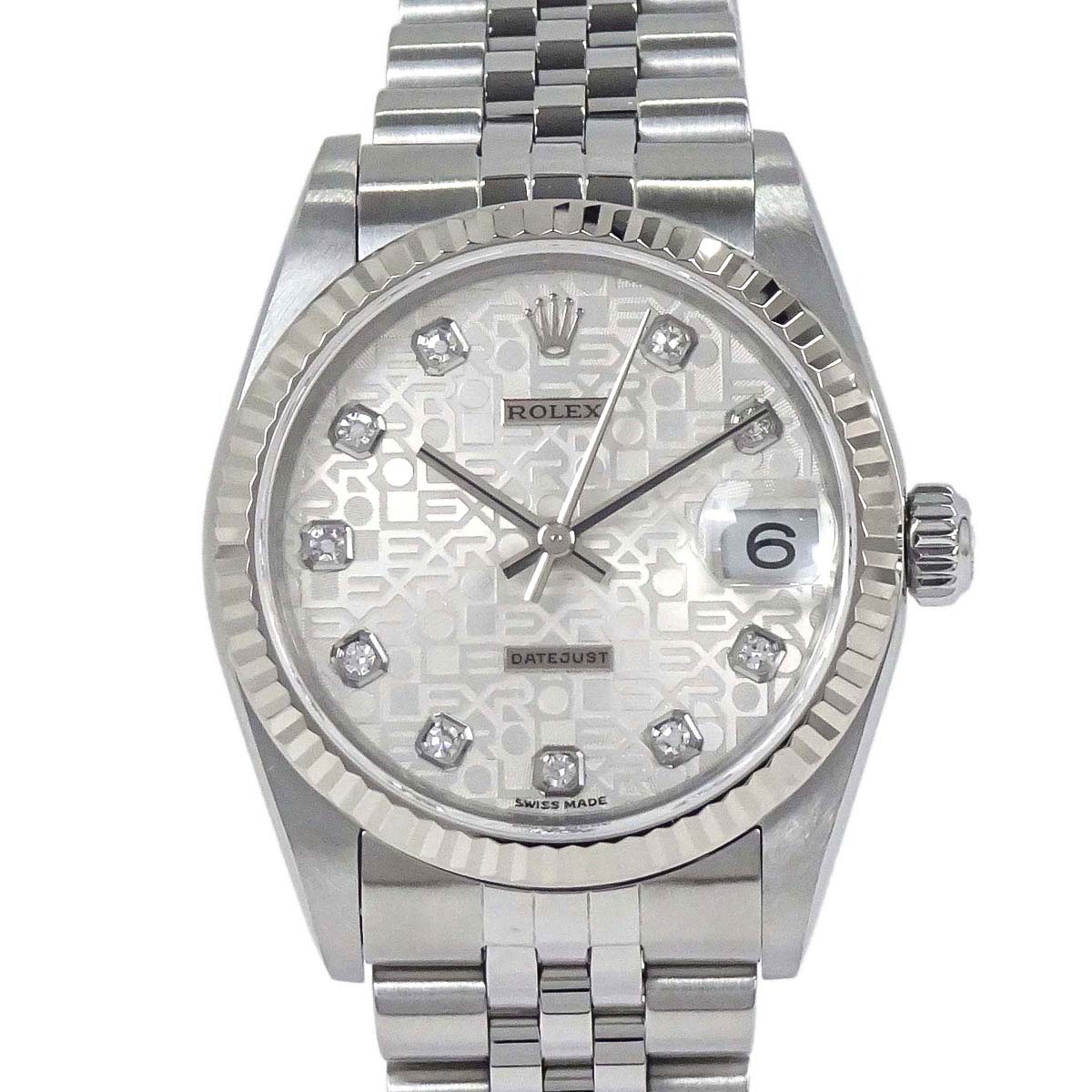 Rolex Datejust Ref.78274G 31mm Watch SS Diamond Self-winding