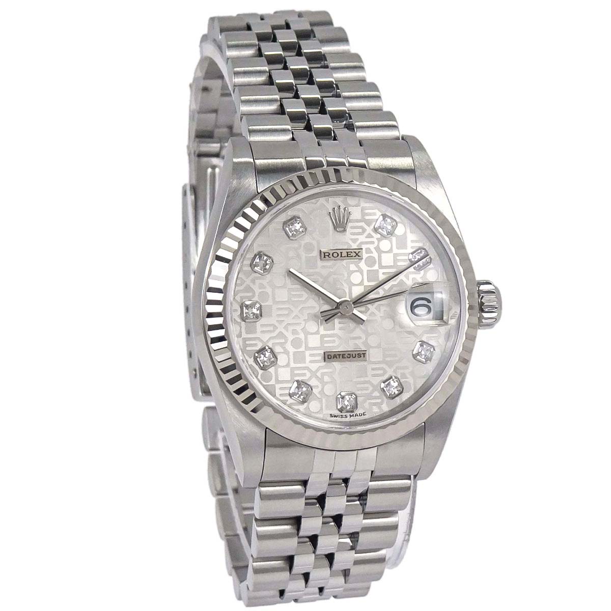 Rolex Datejust Ref.78274G 31mm Watch SS Diamond Self-winding