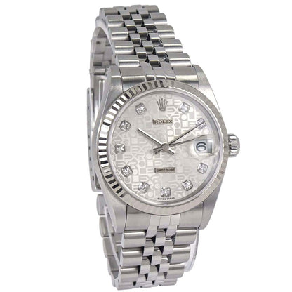 Rolex Datejust Ref.78274G 31mm Watch SS Diamond Self-winding