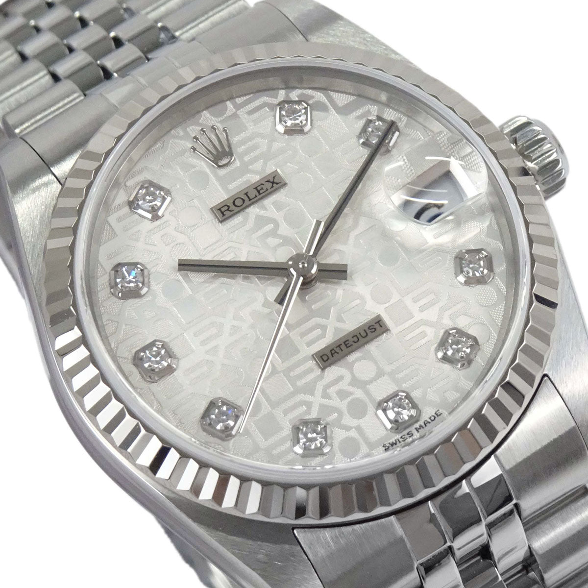 Rolex Datejust Ref.78274G 31mm Watch SS Diamond Self-winding